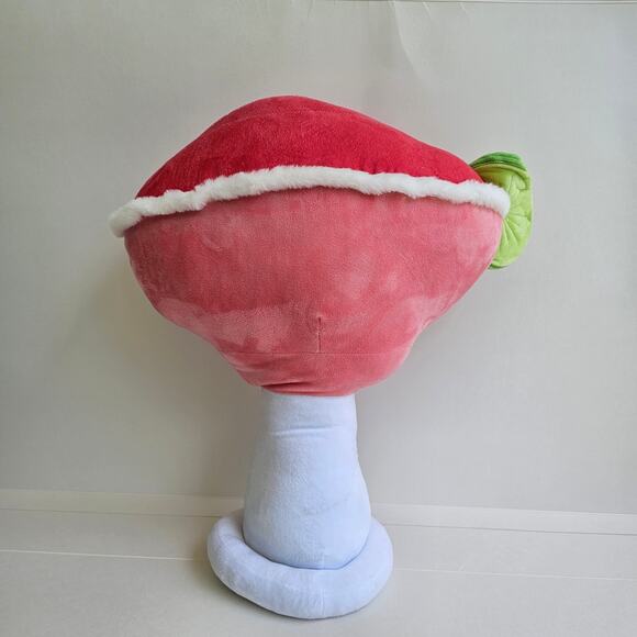 Kawaii Cocktail Plush Strawberry Margarita Martini Daiquiri Drink Stuffed Pink - Picture 3 of 8